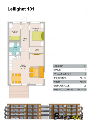 2D FF color + facade and infographic