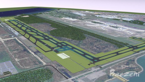 Changri Airport Runway Bim modeling • (2015)