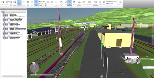 Railway Pointcloud to Naviswork • (2016)